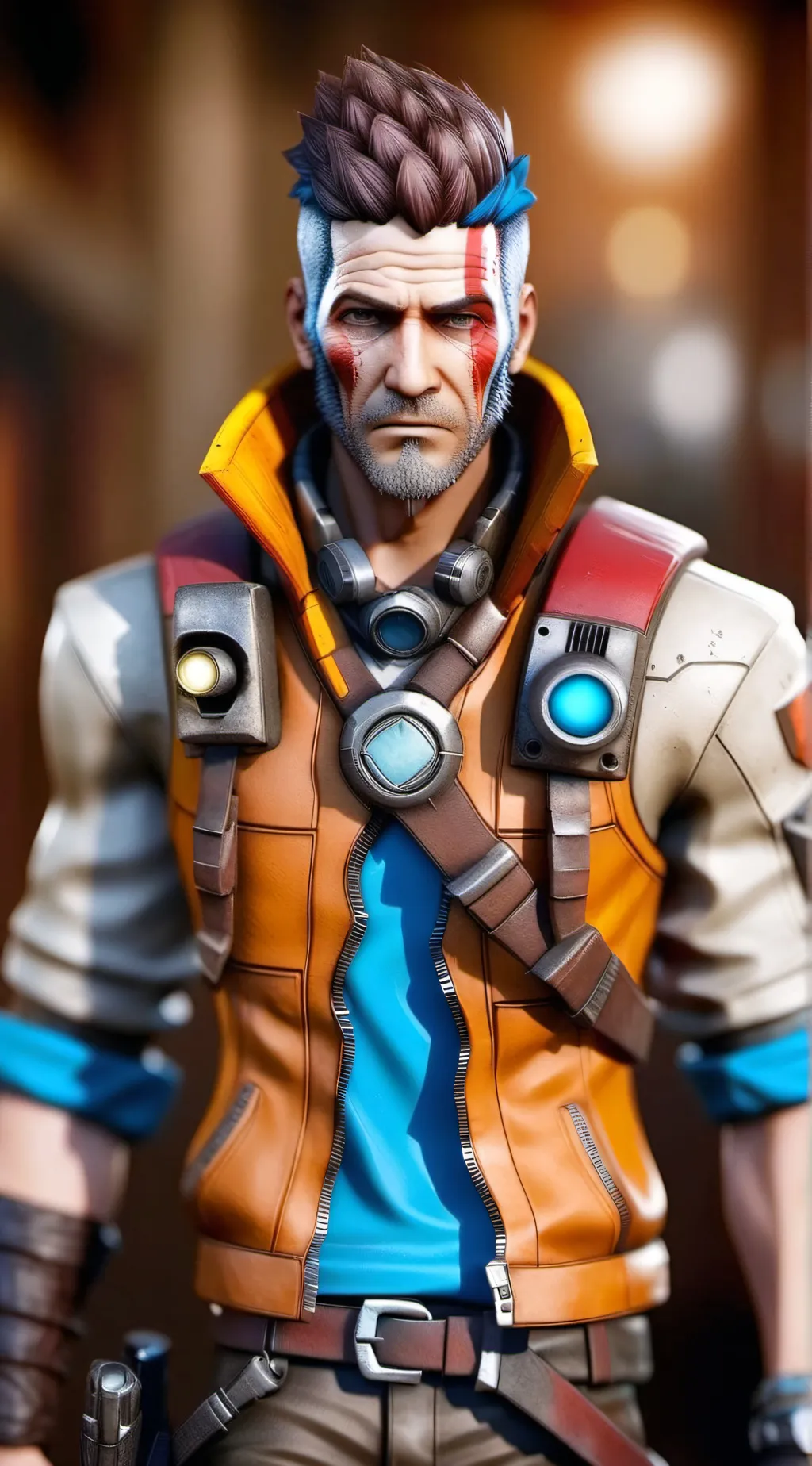 ai character: Axton  background