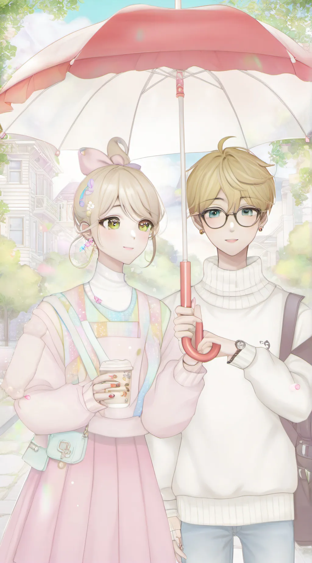 ai character: Rose background