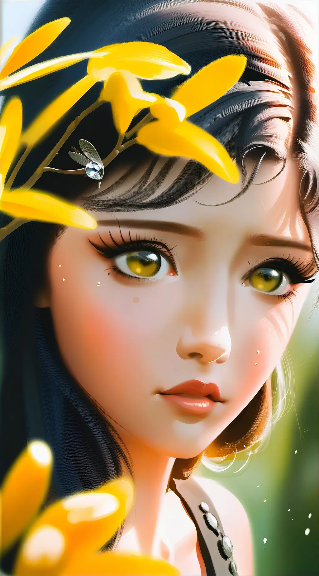 ai character: Lily  background