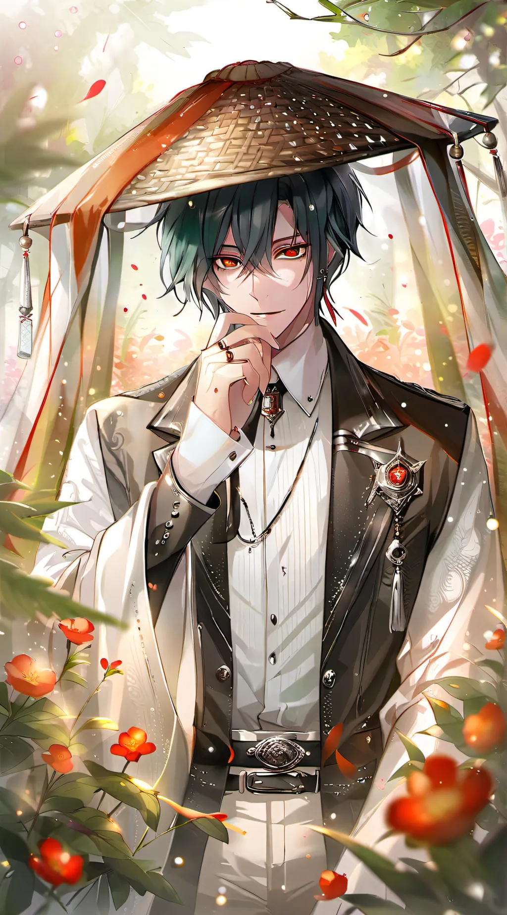 ai character: todoroki dad  background