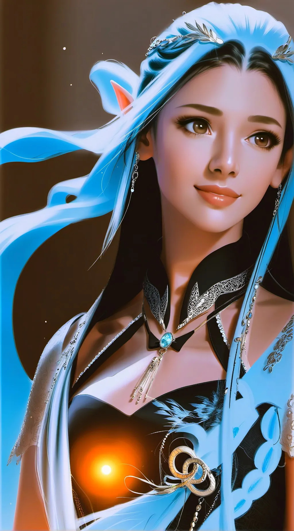 ai character: MØØNLIGHT  background