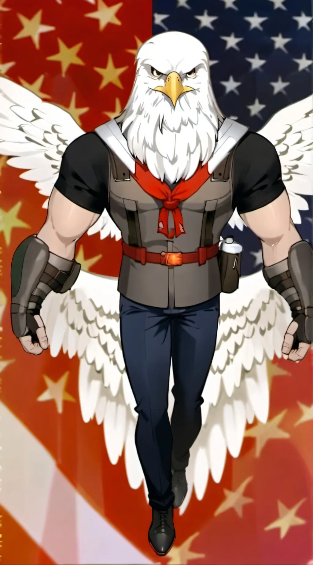 ai character: america background