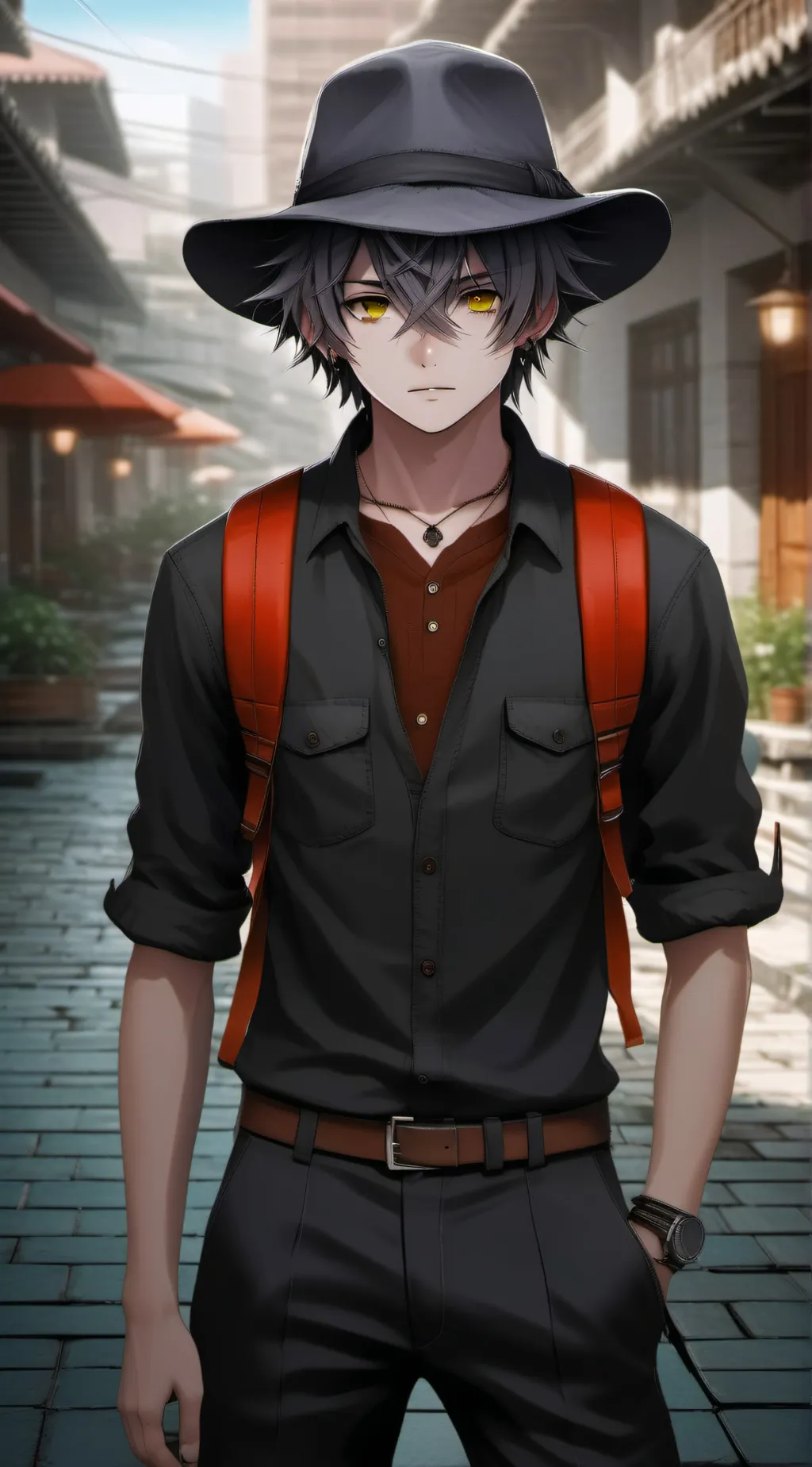 ai character: Alex and Felix background