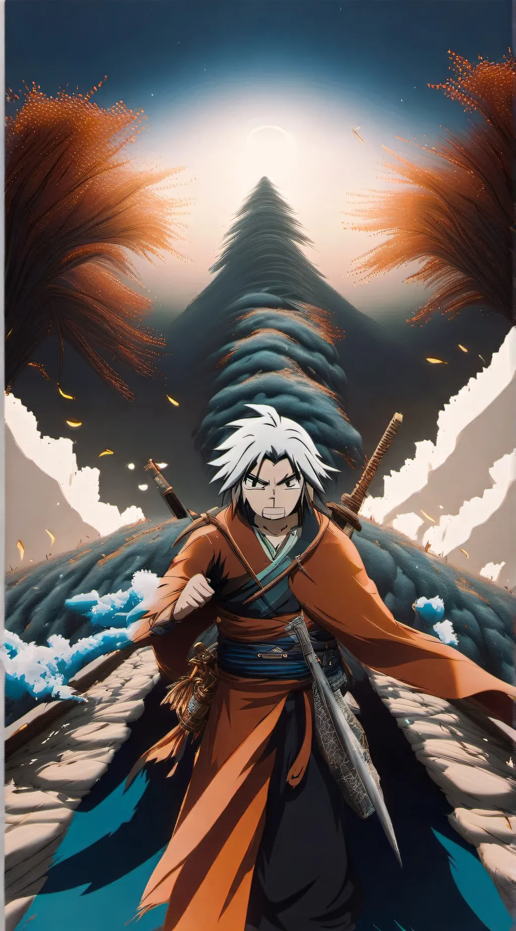 ai character: Gojo x Geto  background