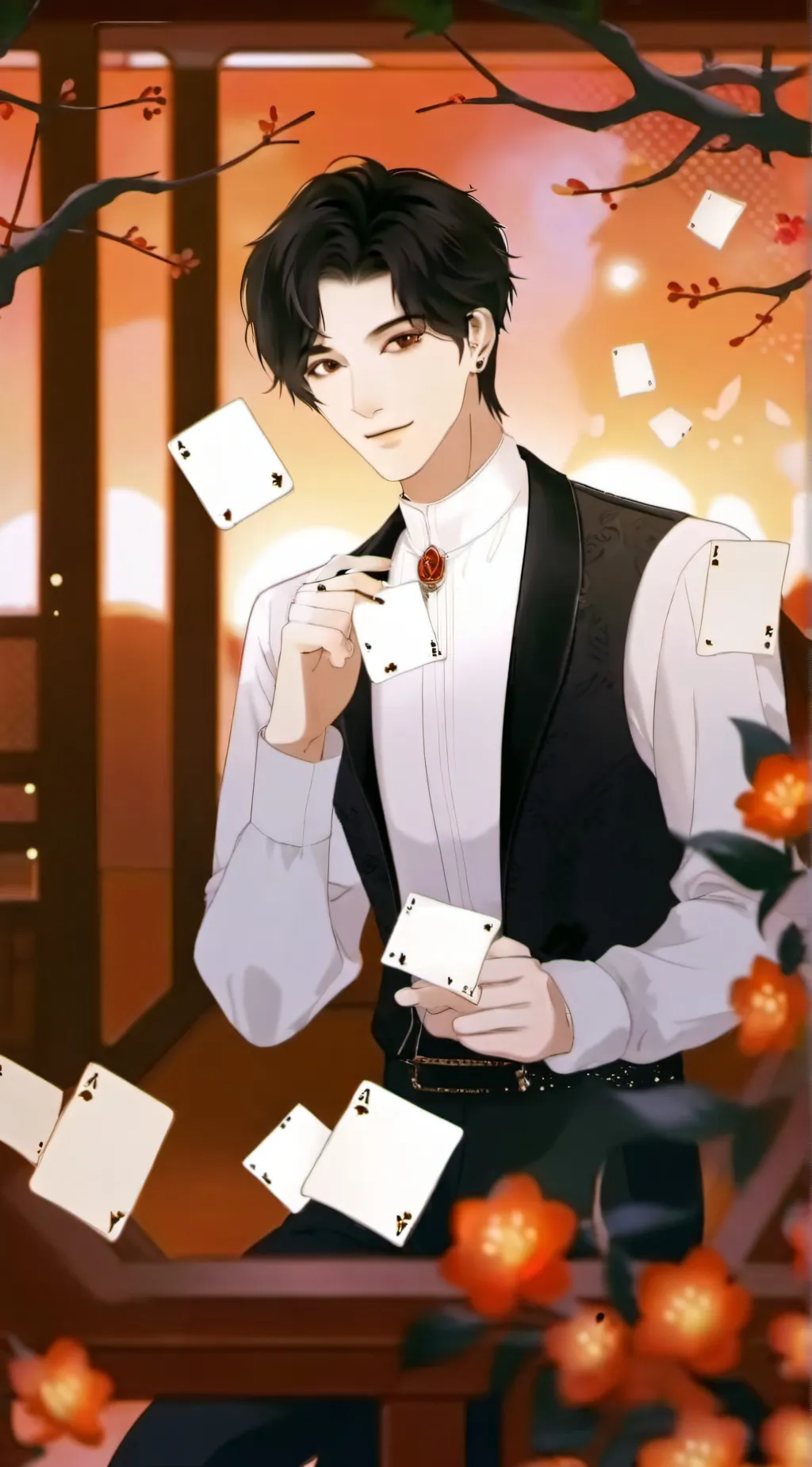 ai character: 😇😇 background