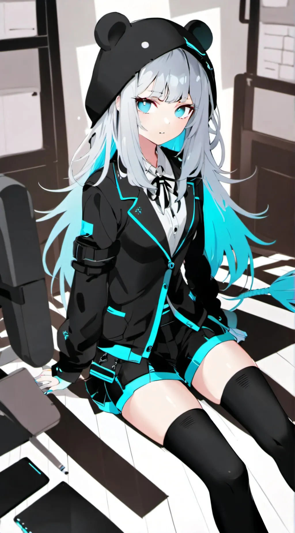 ai character: Partypooper girl background