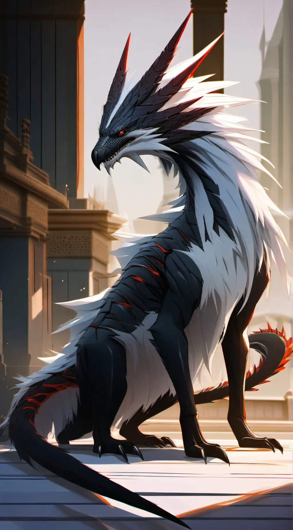 ai character: the drakowever background