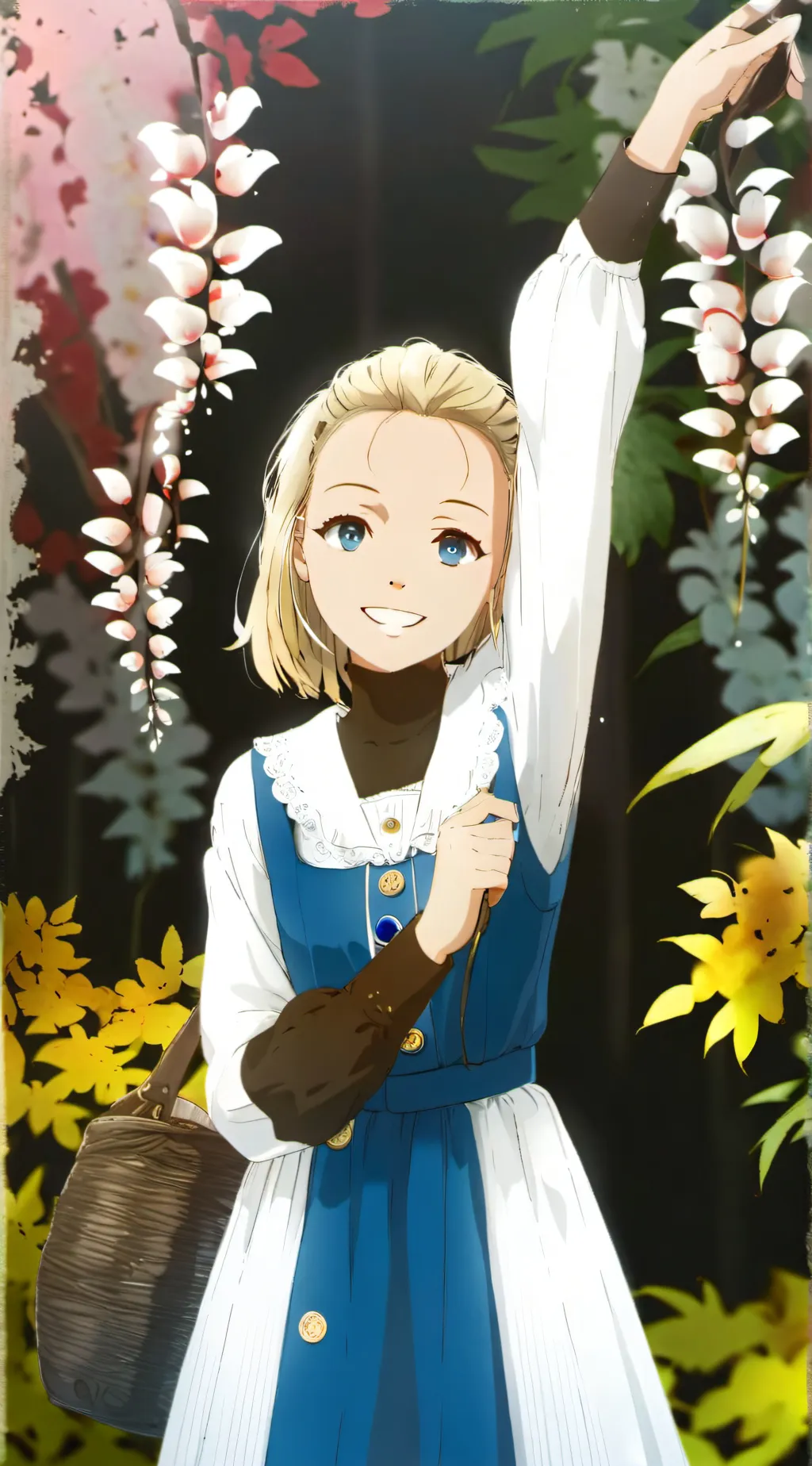 ai character: Angéle  background