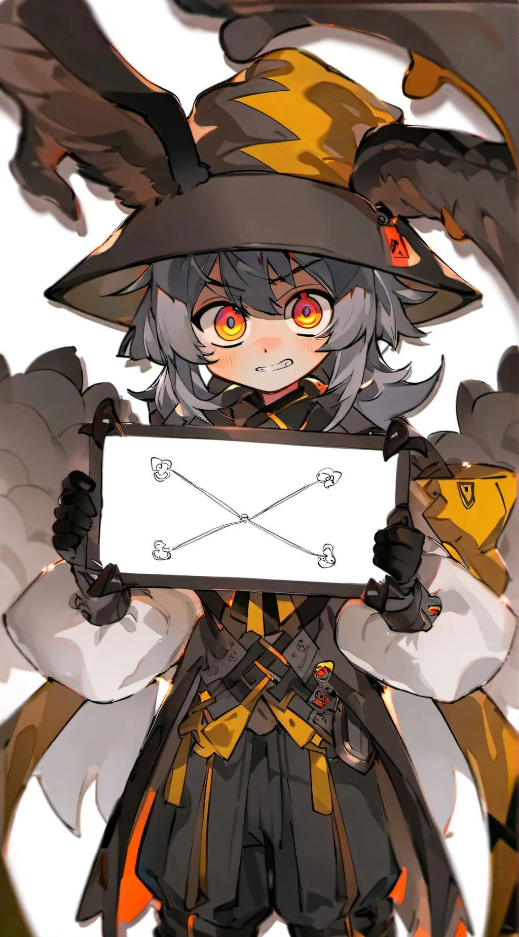 ai character: SD N : ) background