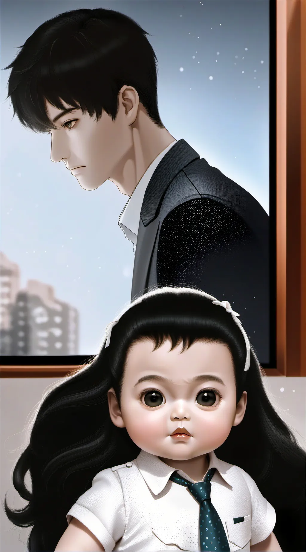 ai character:  Baby life background