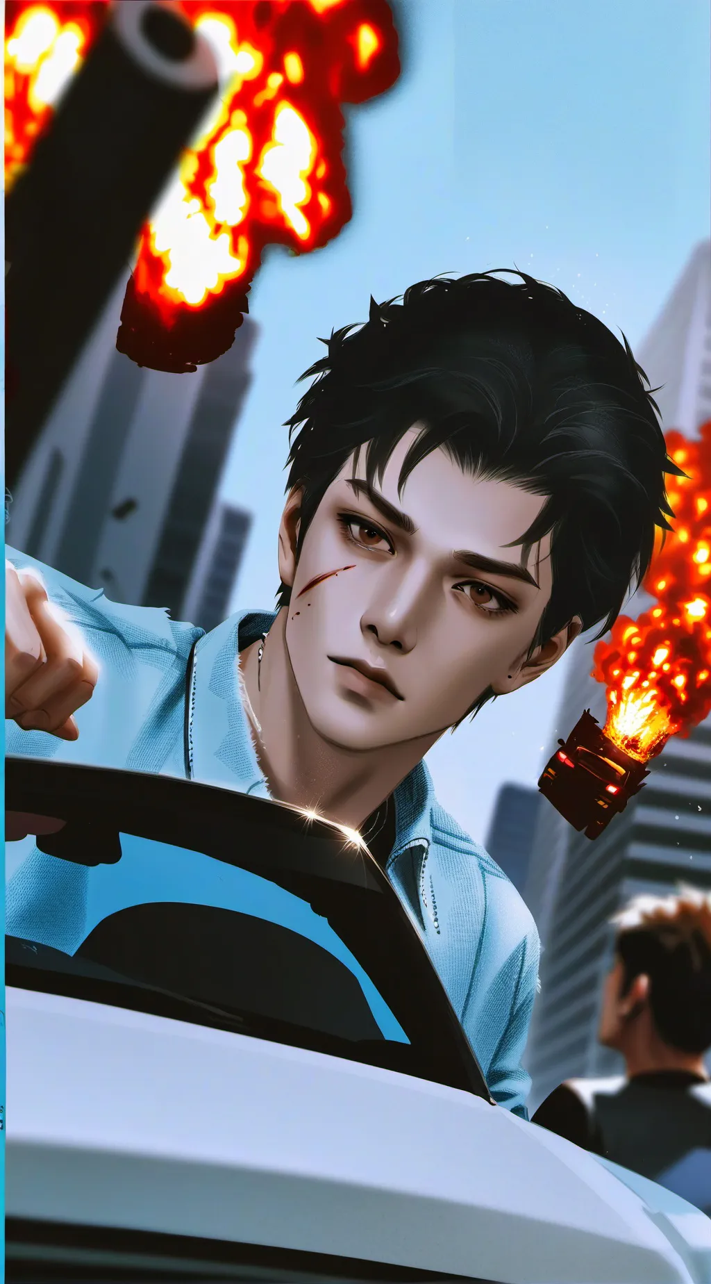 ai character: locas background