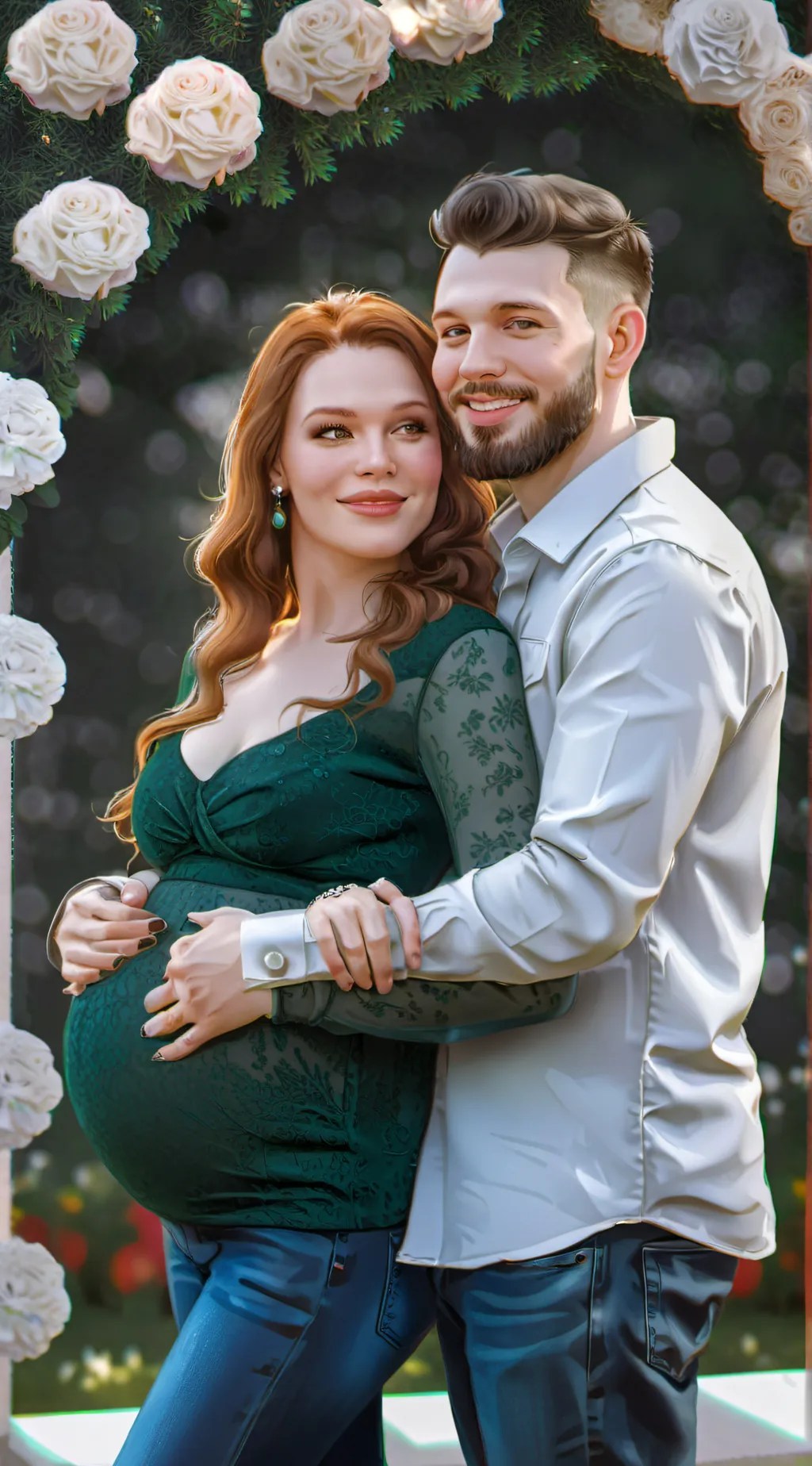 ai character: Dani and Casey background