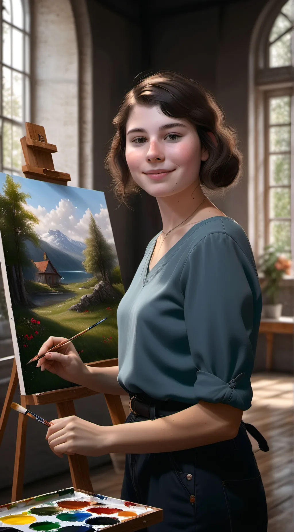 ai character: y background