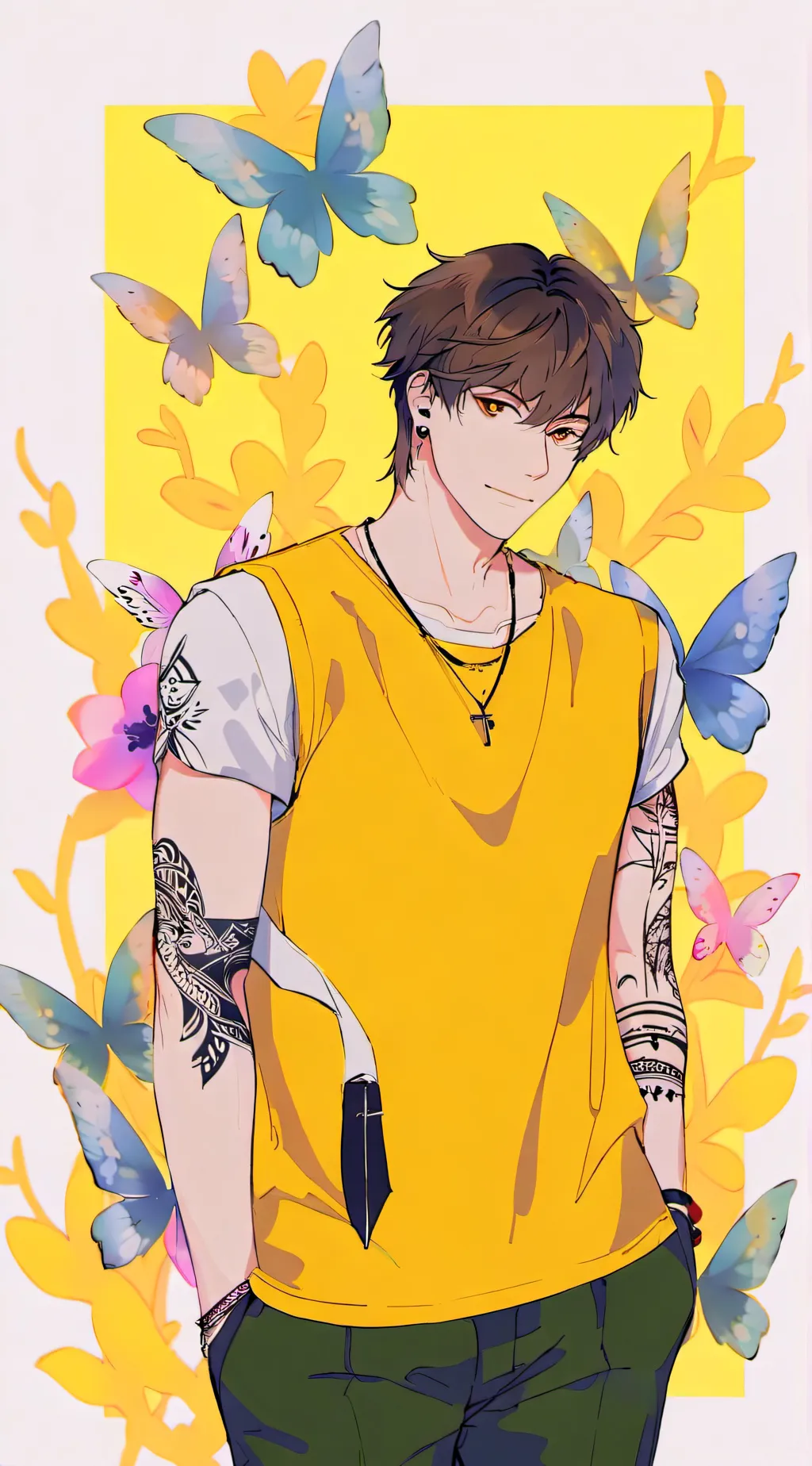 ai character: Casey  background