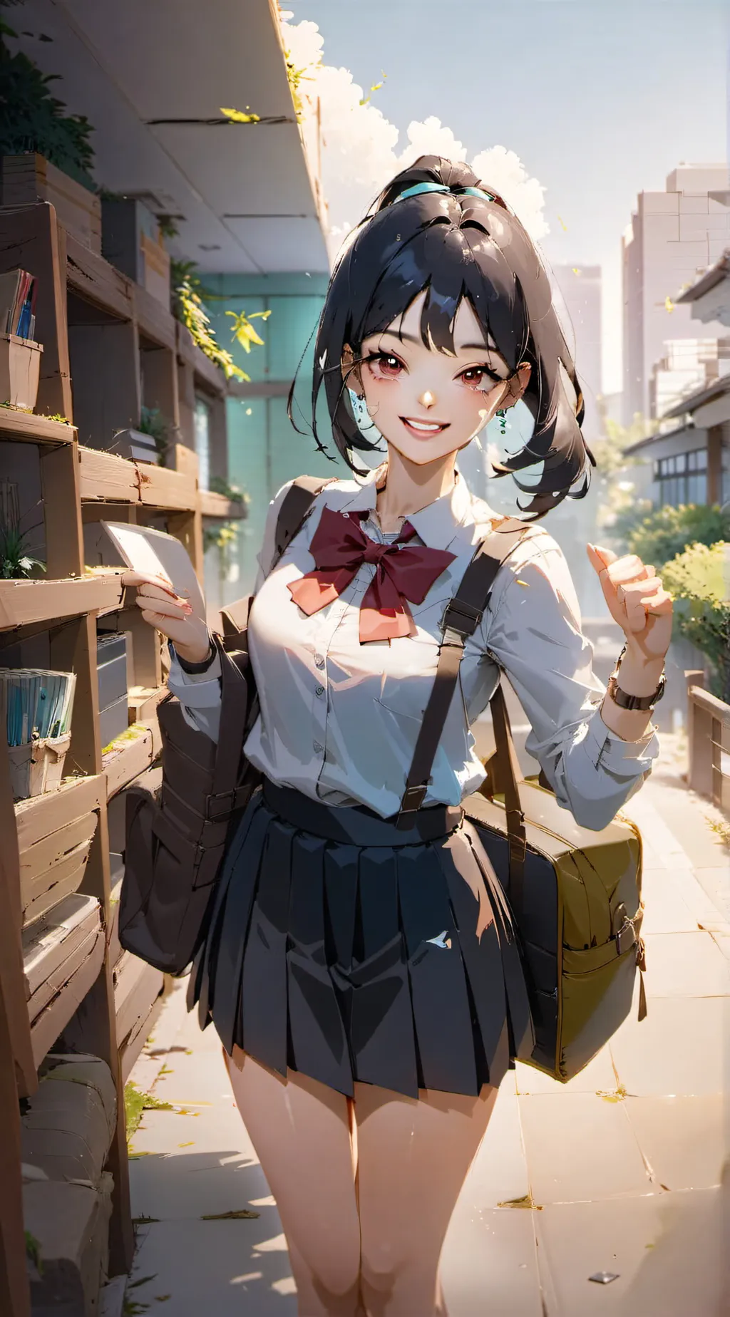 ai character: 𖤐Jayeon٭ (or jay)  background