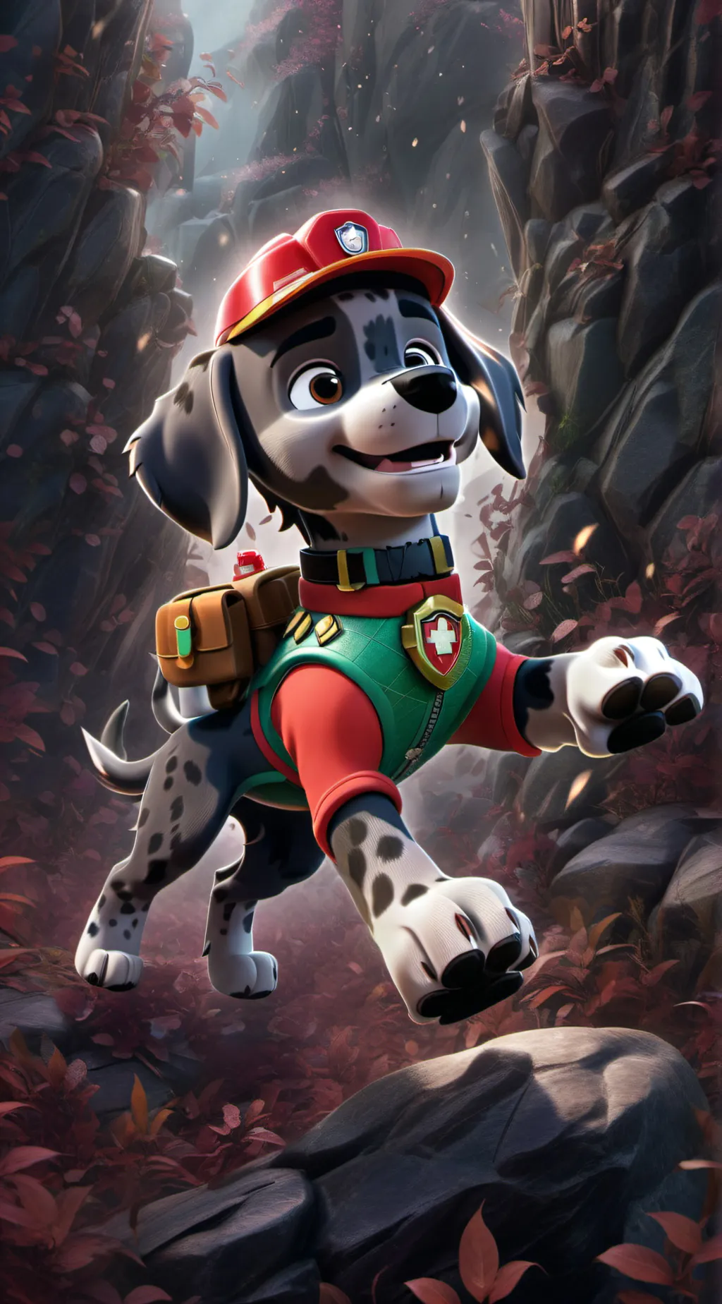 ai character: Rocky background