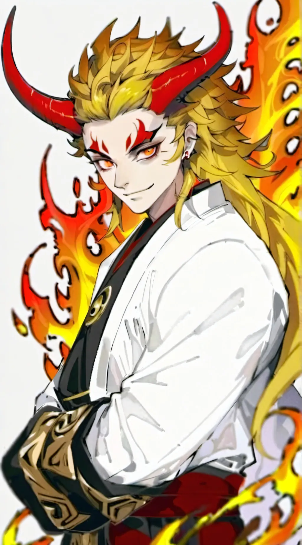 ai character: demon rengoku background