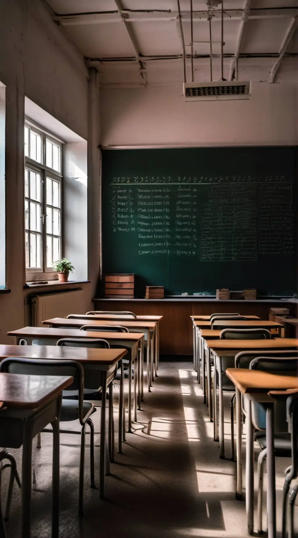 ai character: school  background