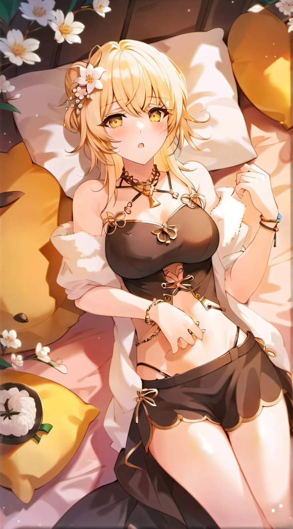 ai character: lumine  background