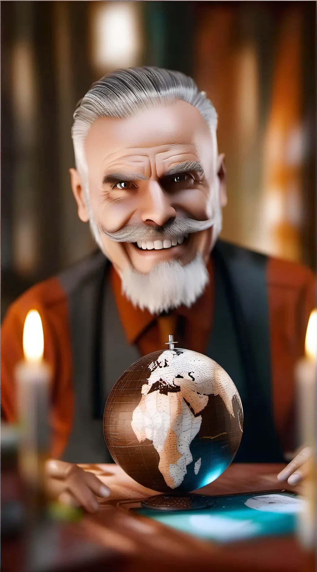 ai character: geomtry dash background