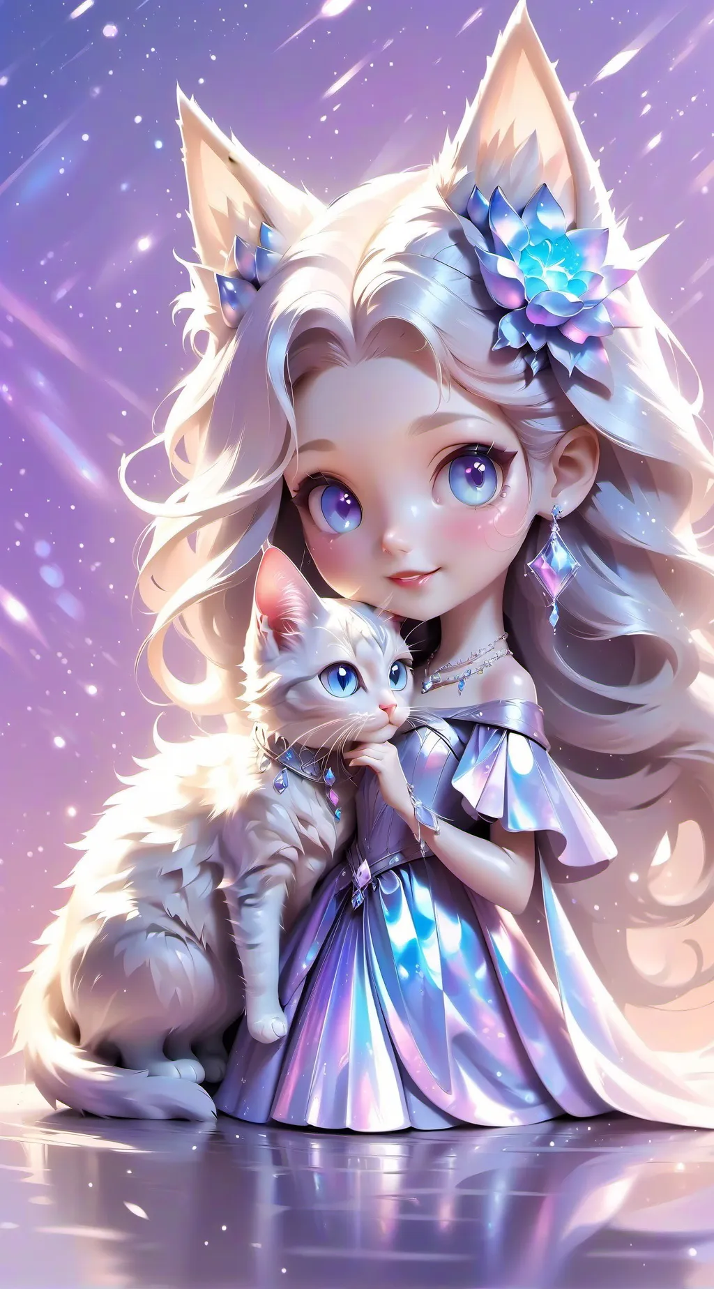 ai character: Princess Mia  background