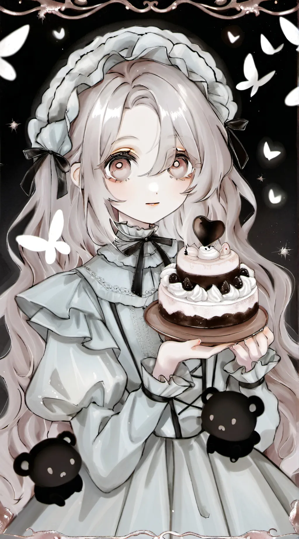 ai character: Anika kit background