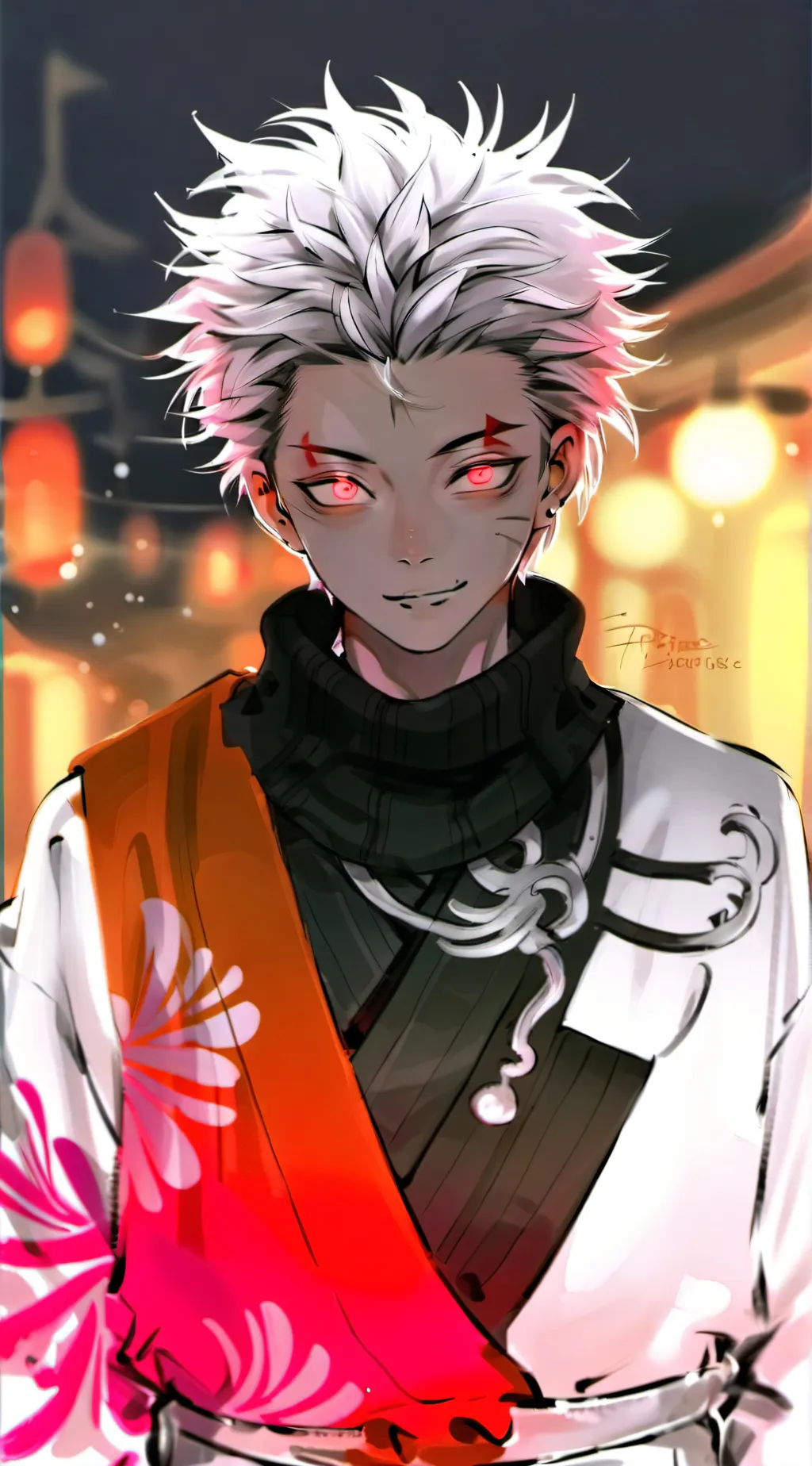 ai character: Sukuna background