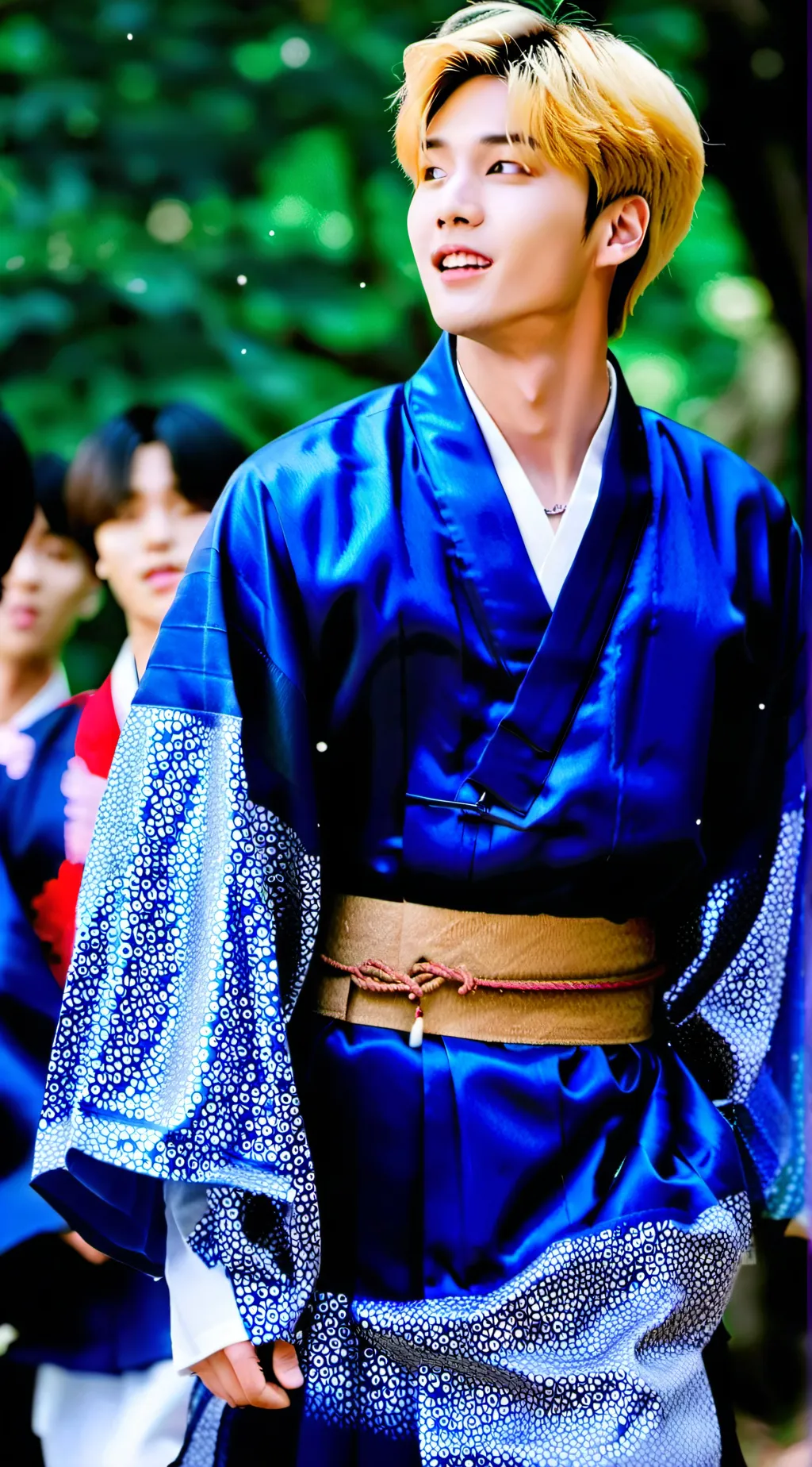 ai character: J-hope  background