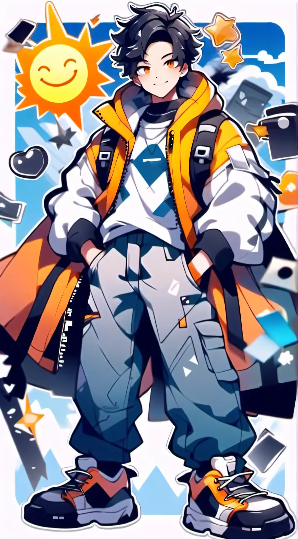 ai character: Sunspot background