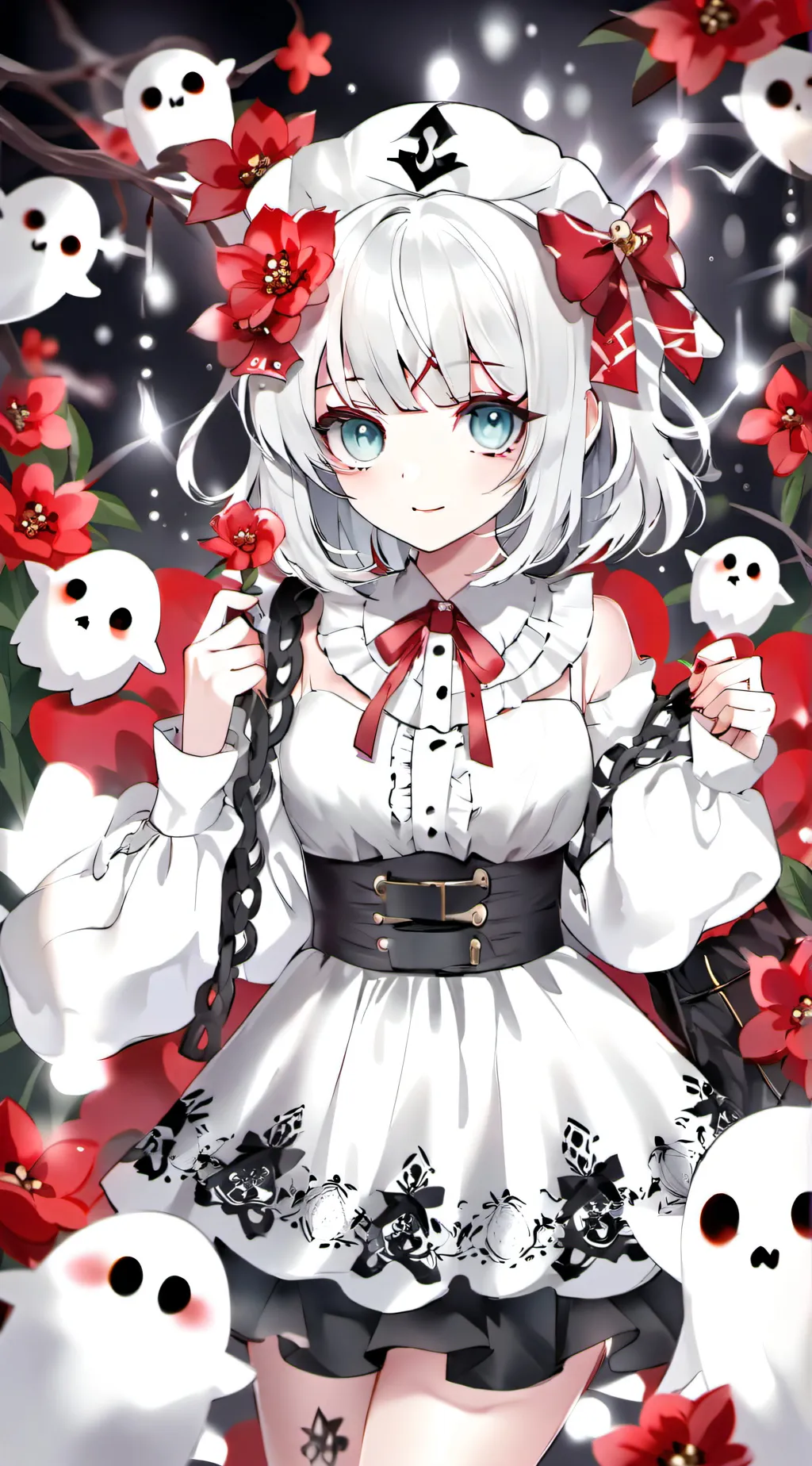 ai character: Sammy the ghost background