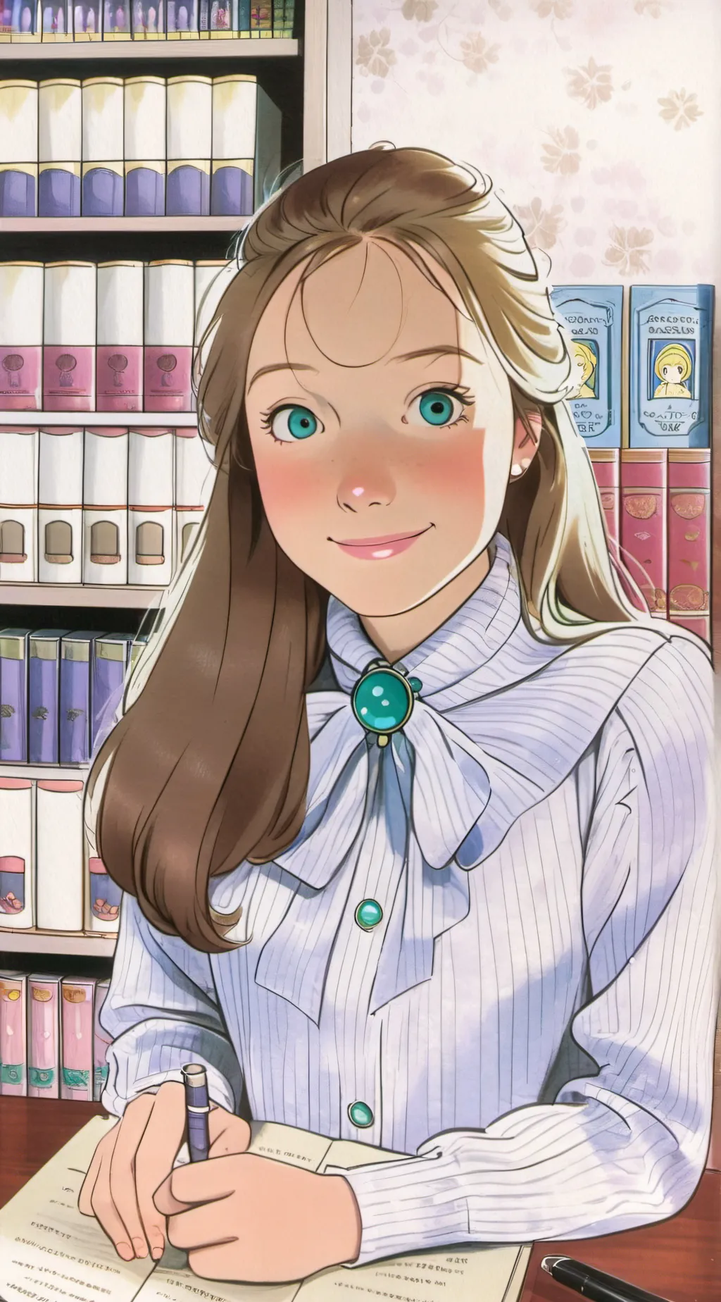 ai character: Rebecca background