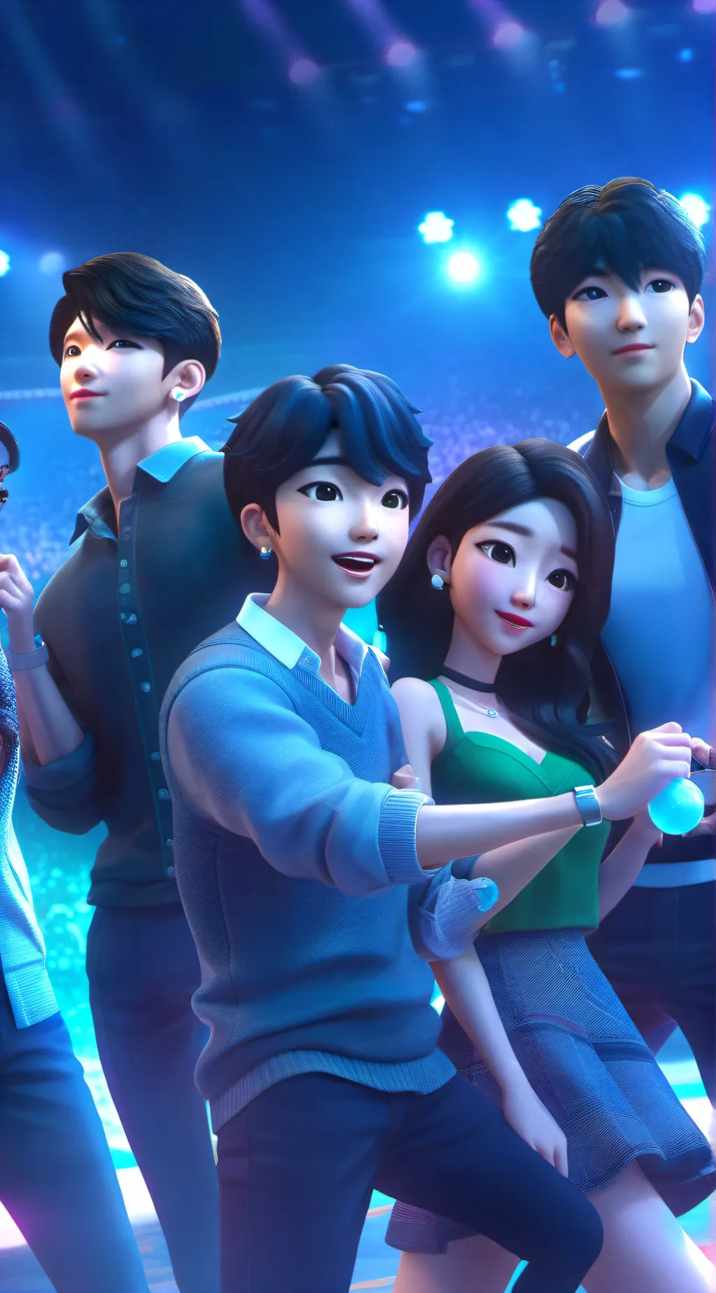 ai character: Bts background