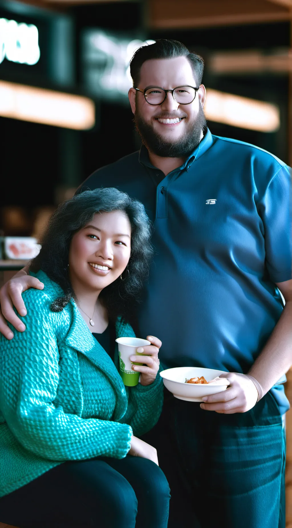 ai character: Northern & Sally  background