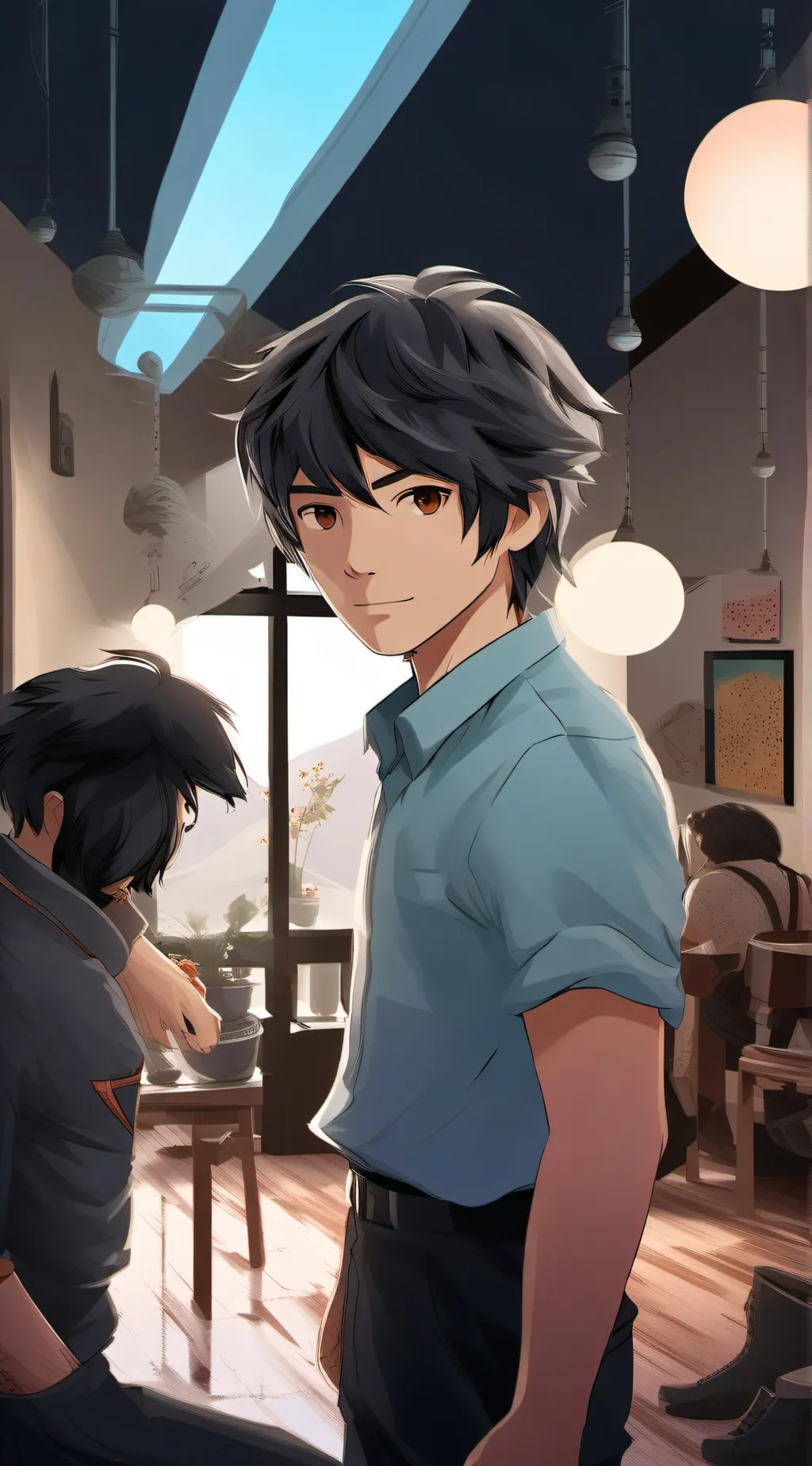 ai character: alex background