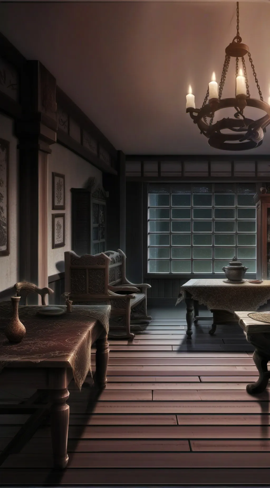 ai character: FPE Mansion background