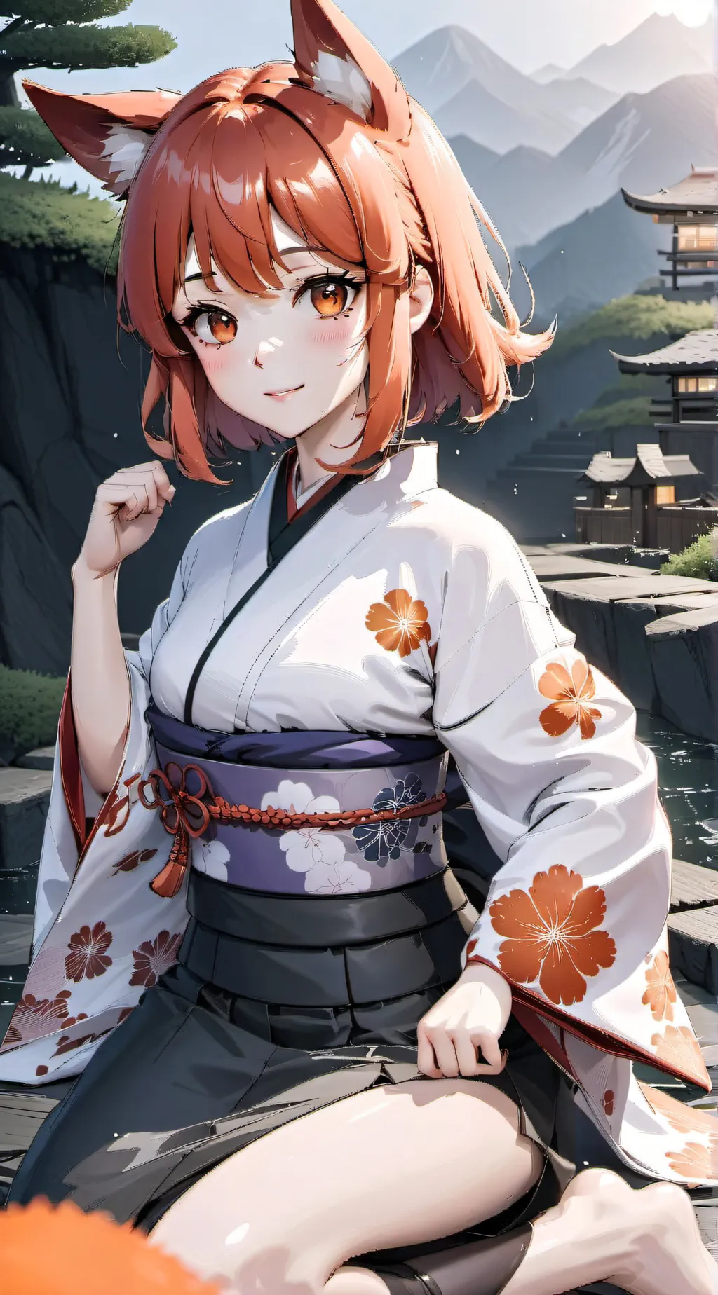 ai character: Lunazaki White background