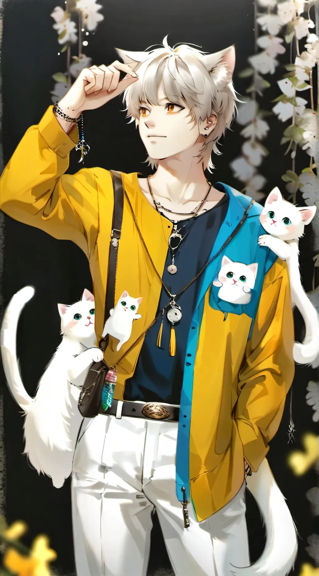 ai character: Adam  background