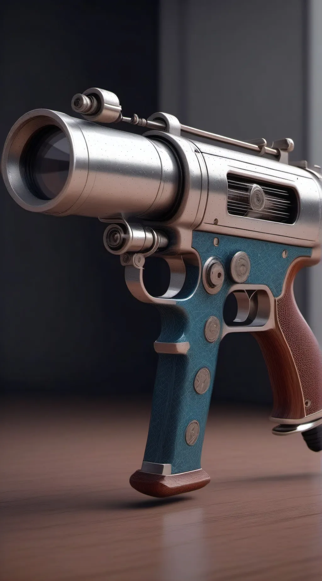 ai character: shrink ray  background