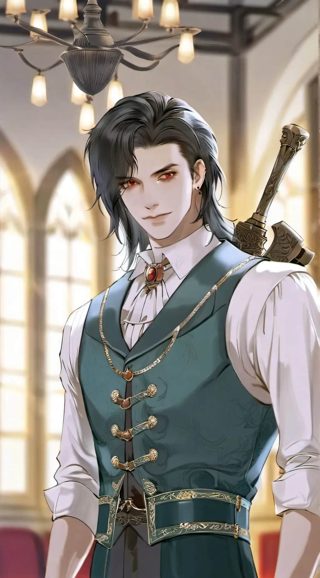 ai character: Saric de Raquam background