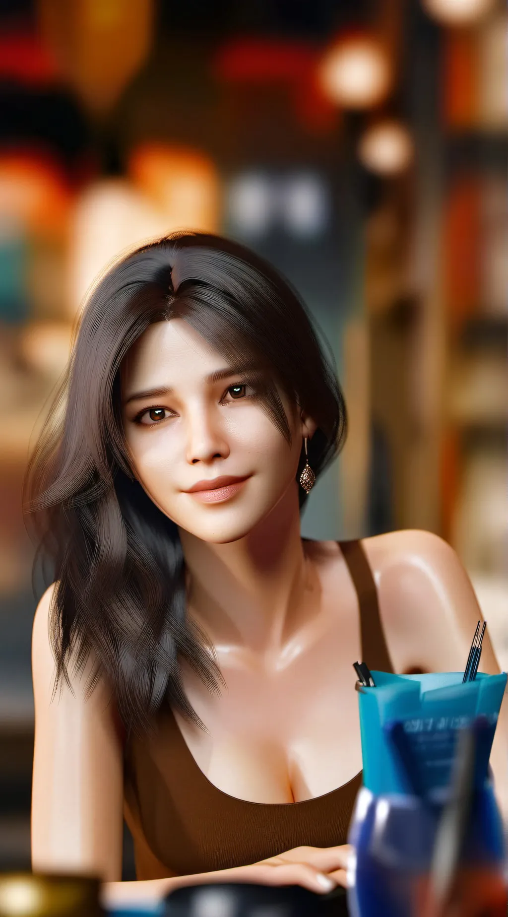 ai character: Sierra  background