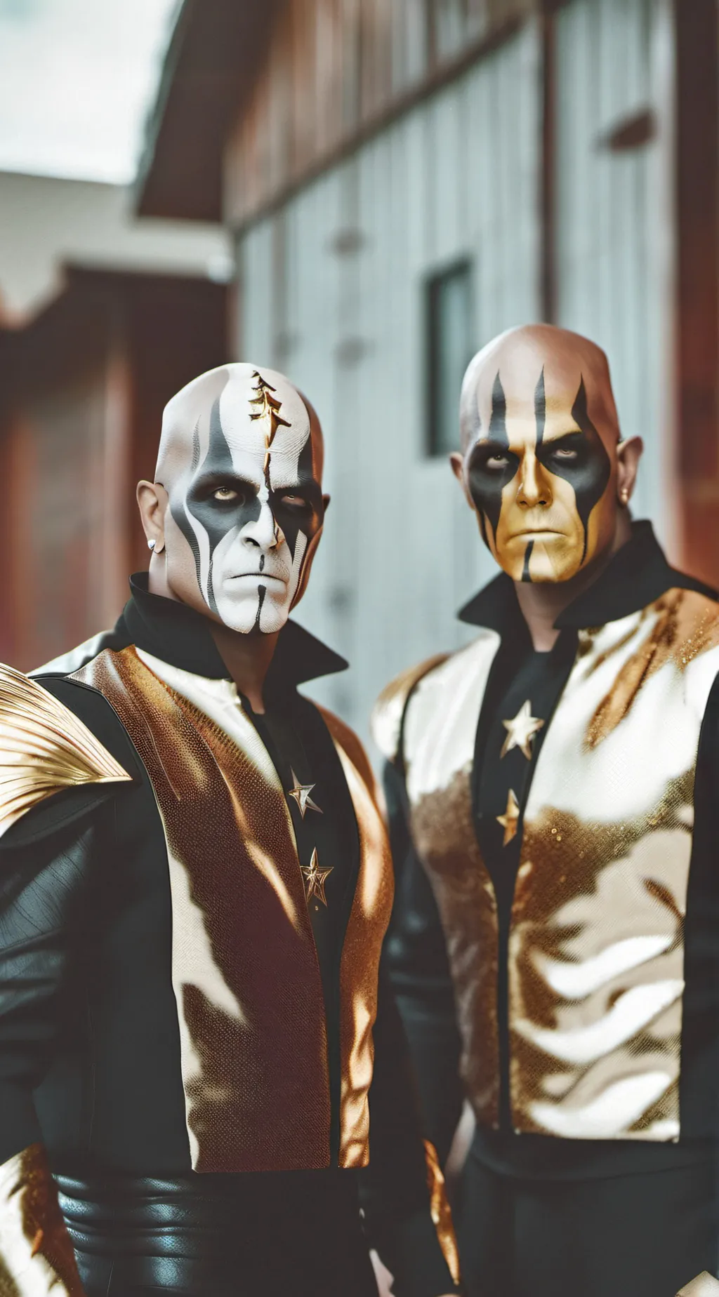 ai character: goldust & stardust background