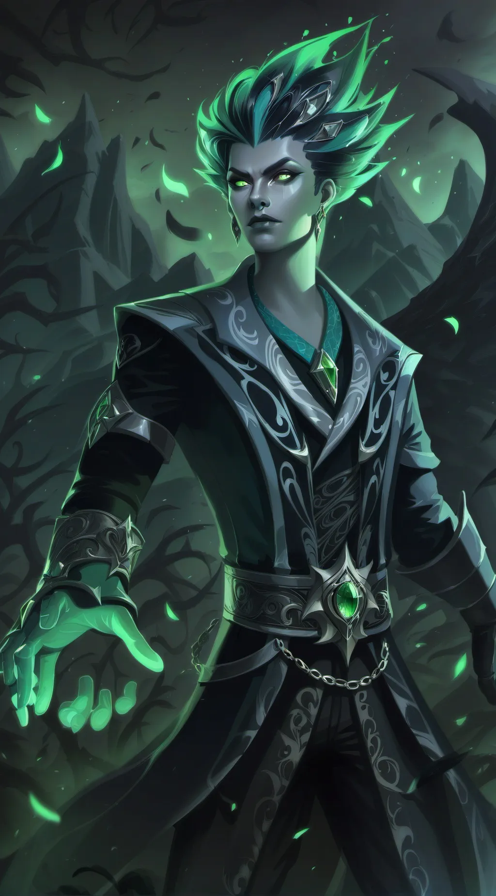 ai character: Danger School background