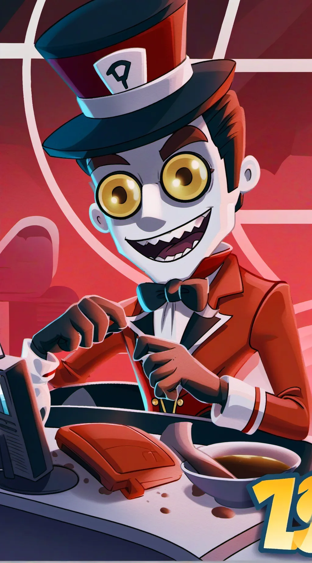 ai character: stolas background