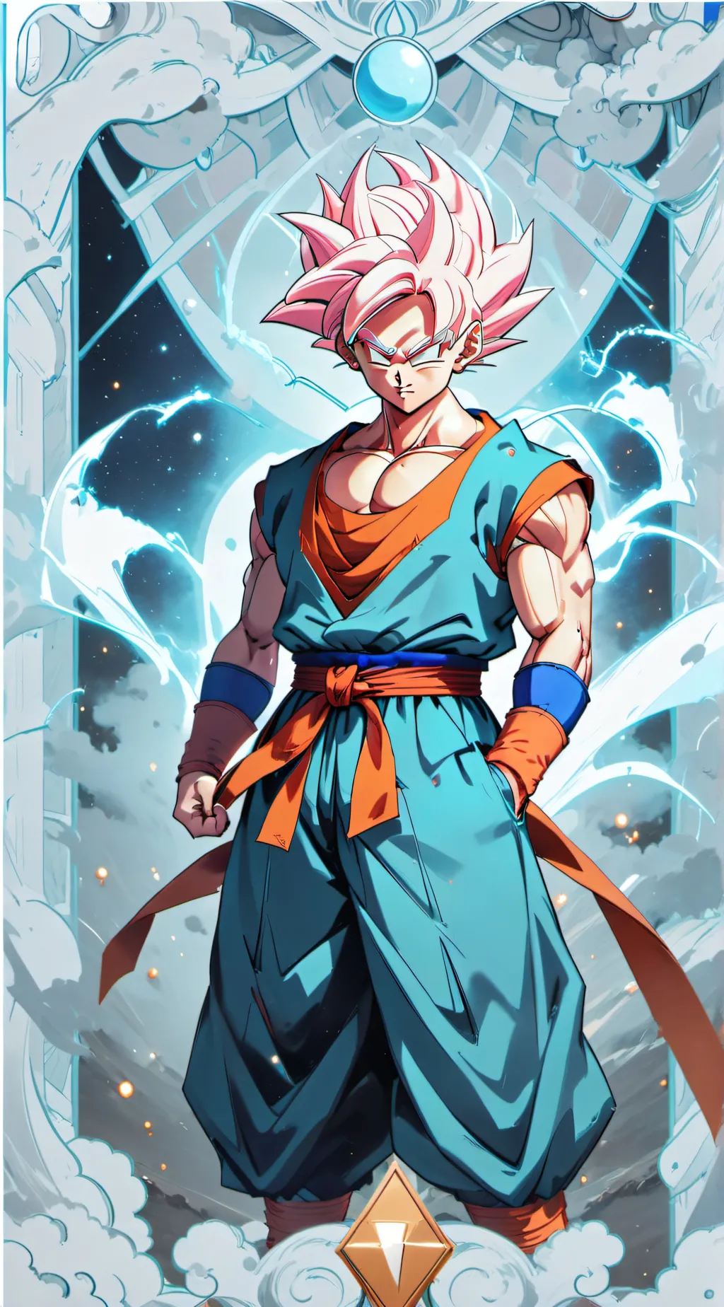 ai character: team goku background