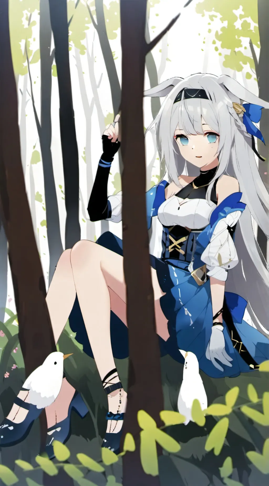 ai character: HARPY HARE background