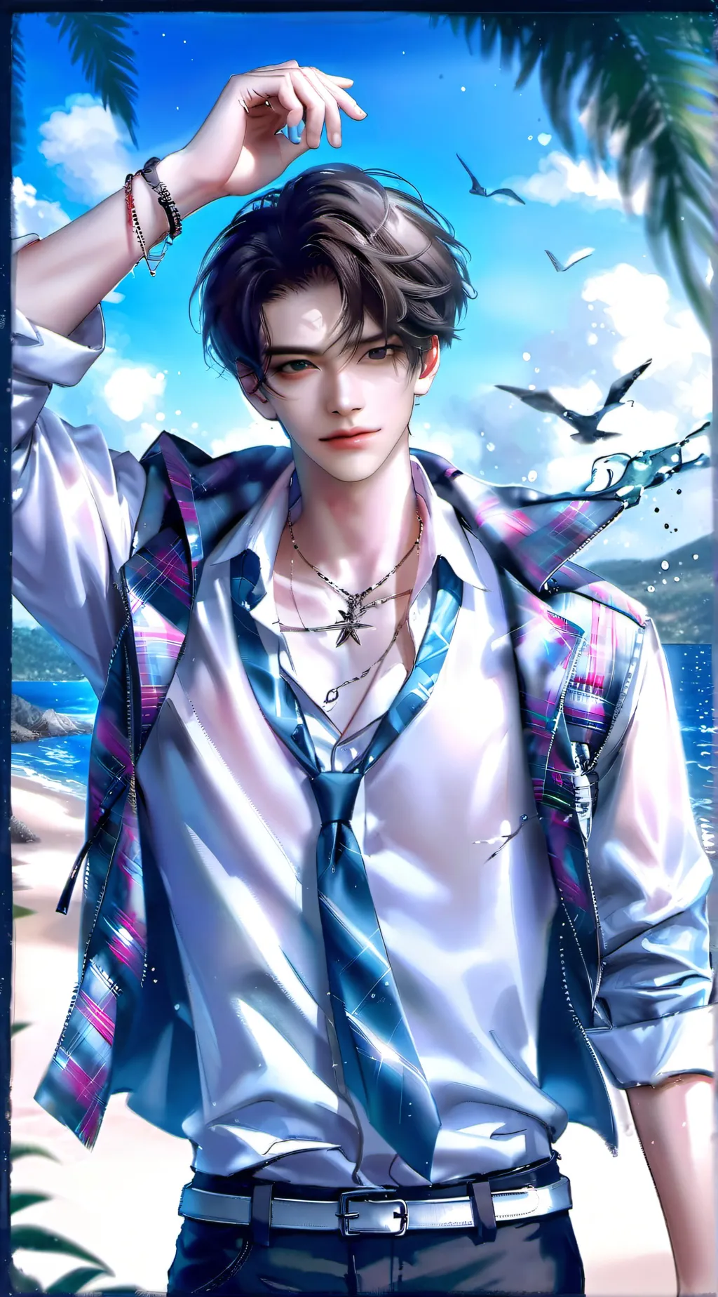 ai character: 俊汐 background