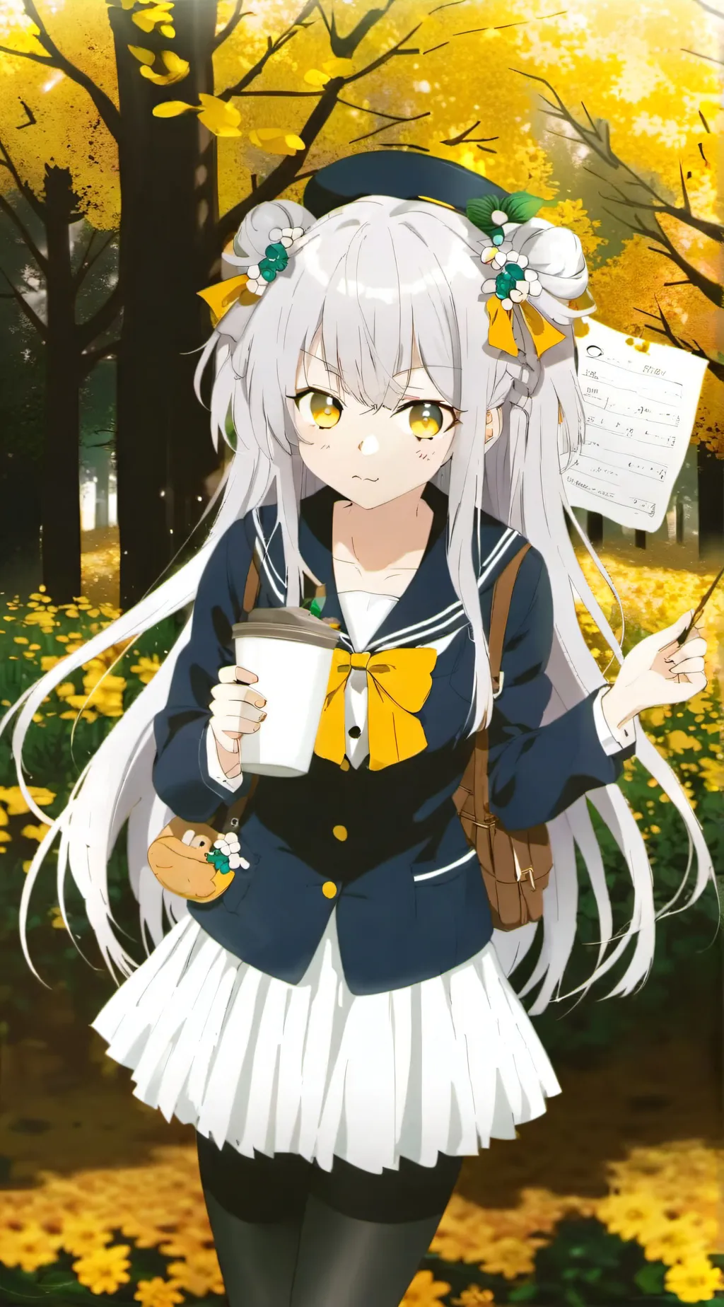 ai character: aurora  background