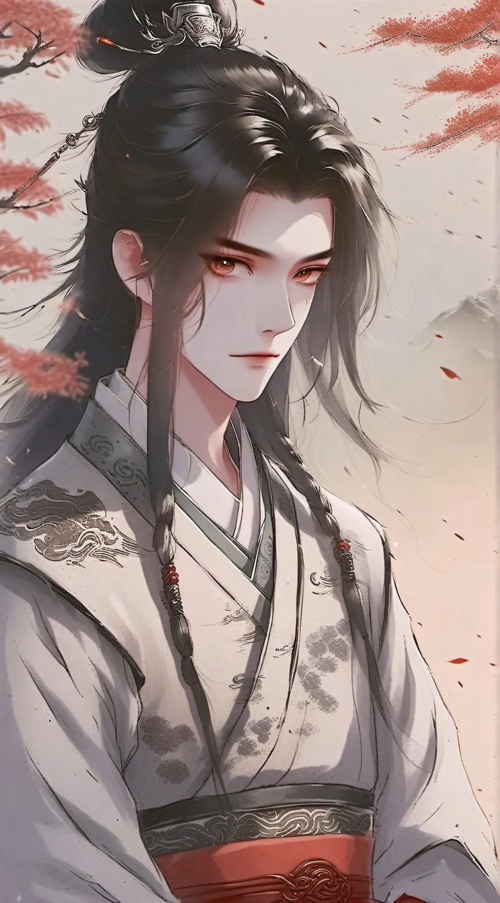 ai character: Er Na Ji background