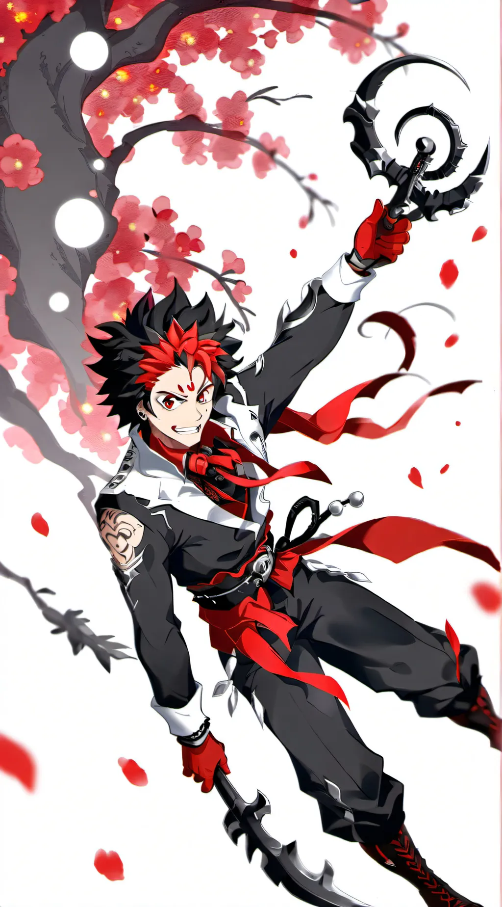 ai character: eijiro kirishima  background
