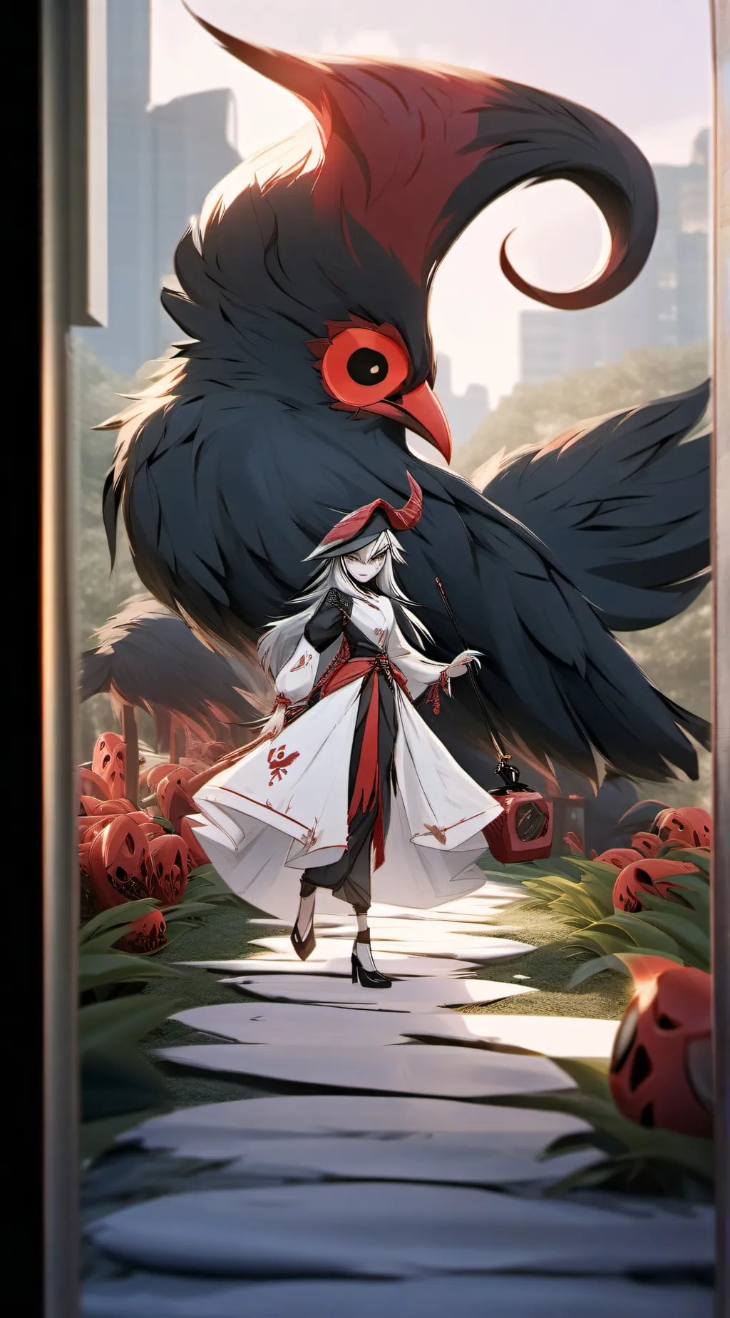 ai character: hazbin hotel (hh)  background